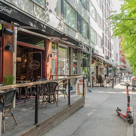 アパート Spacious Downtown With Balcony Next To Restaurants *